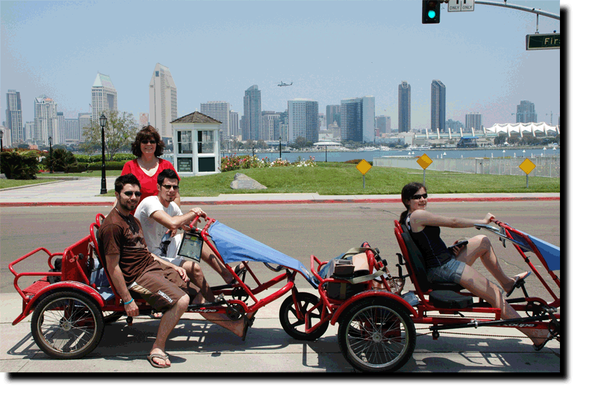 Biking on Coronado Island